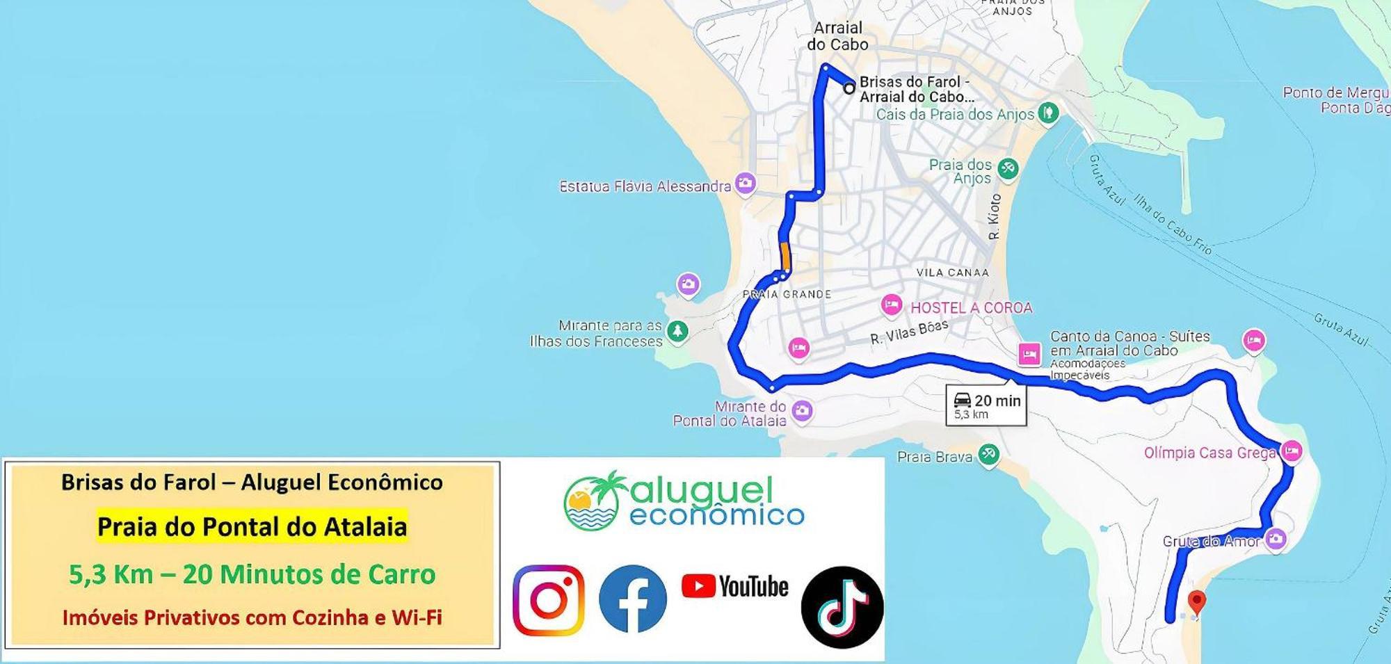 Arraial Do Cabo - Brisas Do Farol - Aluguel Economicoアパートメント エクステリア 写真